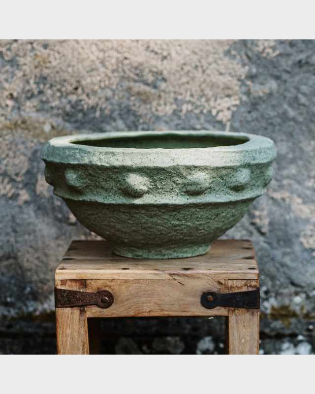 Casa Sage Green Short Planter